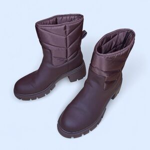 Steve Madden Ankle Waterproof Lug Booties